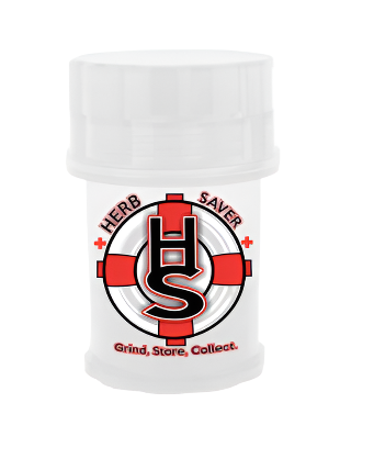 Herb Saver Grinder - Clear - The Wee Smoke Shop