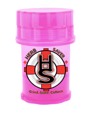 Herb Saver Grinder - Pink - The Wee Smoke Shop