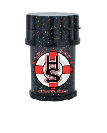 Herb Saver Grinder - Black - The Wee Smoke Shop