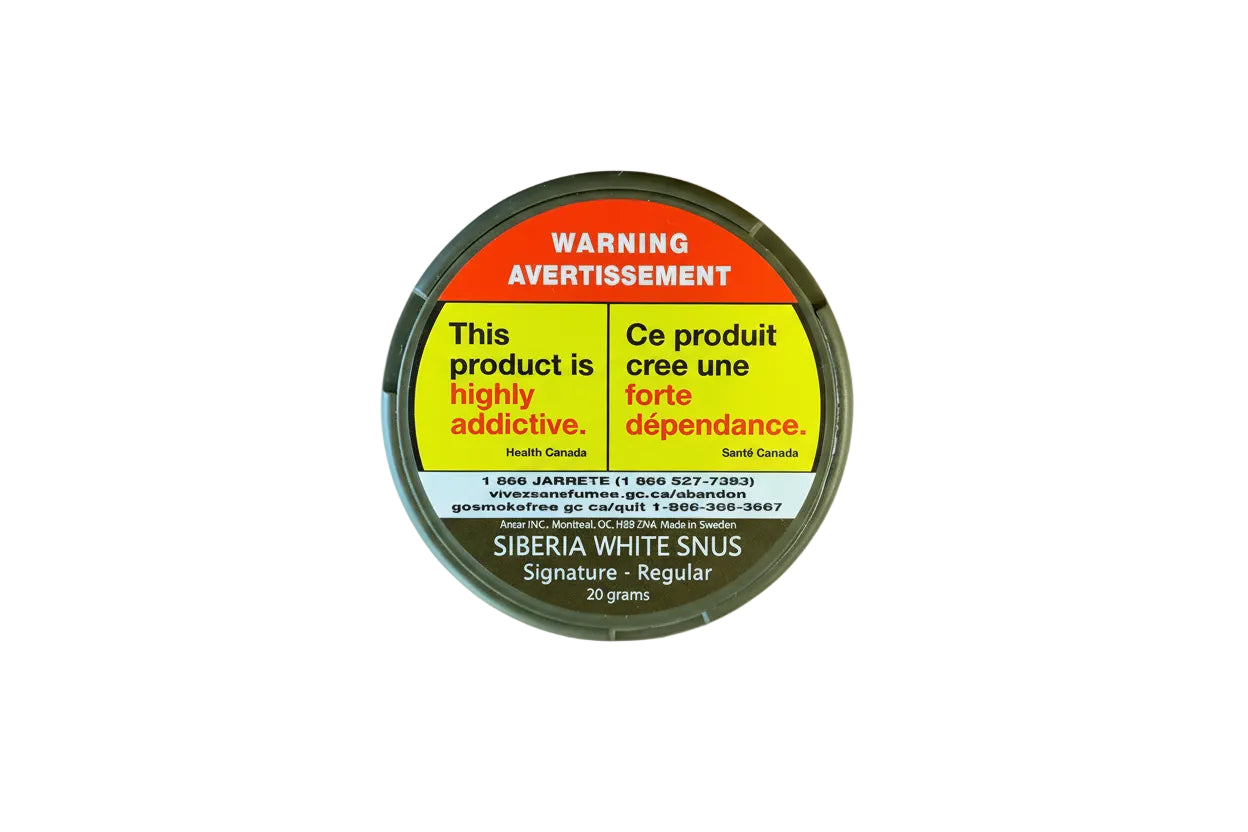 Siberia White Snus Signature - Regular - Tobacco Pouches - The Wee Smoke Shop
