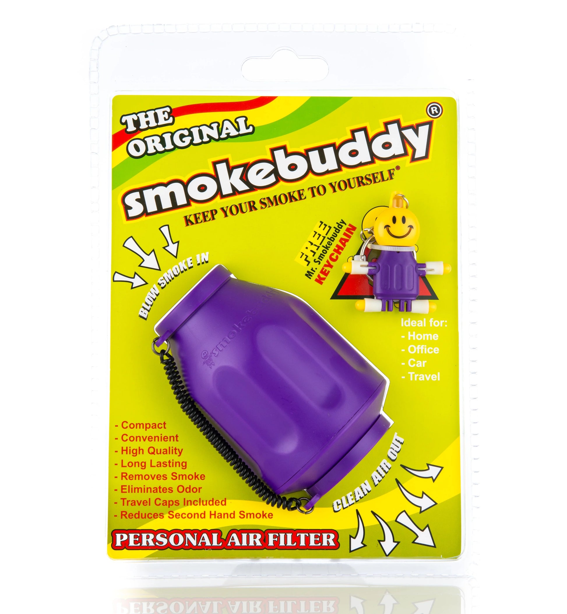 smoke buddy for cigarettes 0159-PNK Personal Air Purifier Cleaner Filter Removes Odor Smoke Buddy Jr. Myxed