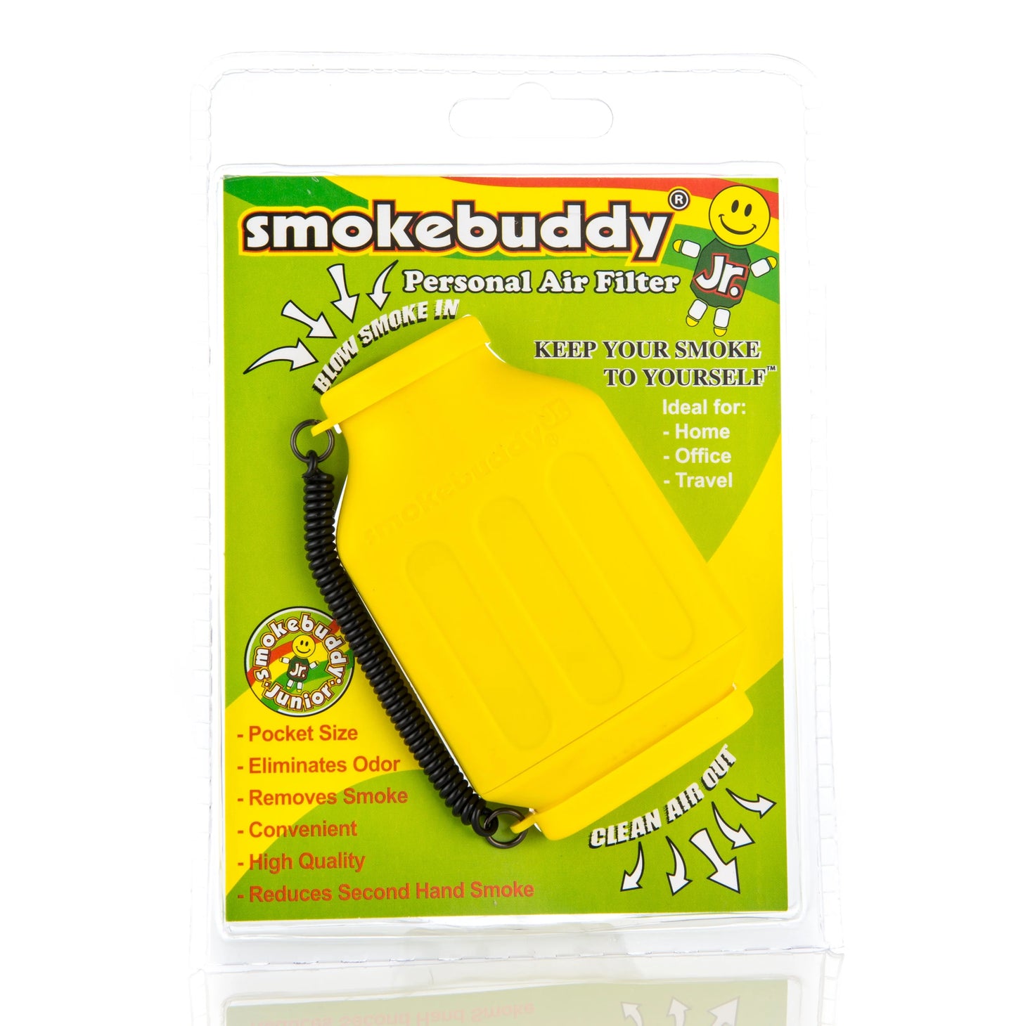 Smoke Buddy Junior-Yellow-The Wee Smoke Shop