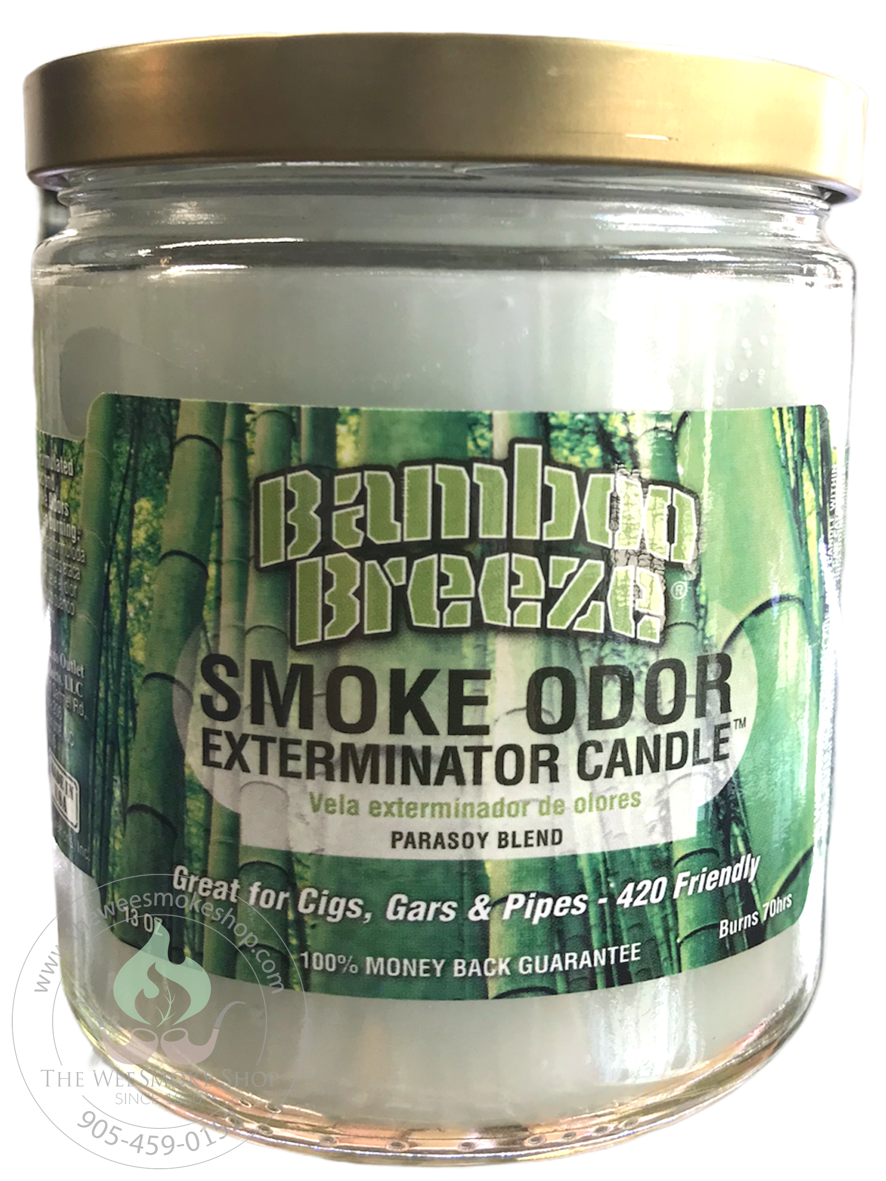 Bamboo Breeze Smoke Odor Exterminator Candle - Wee Smoke Shop
