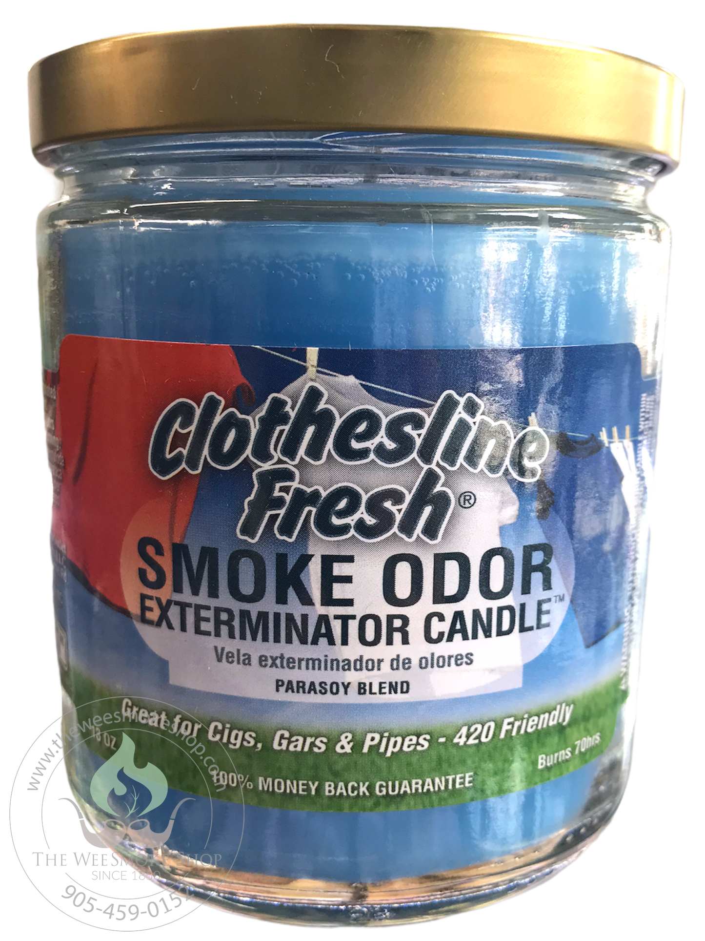 Clothsline Fresh Smoke Odor Exterminator Candle - Wee Smoke Shop