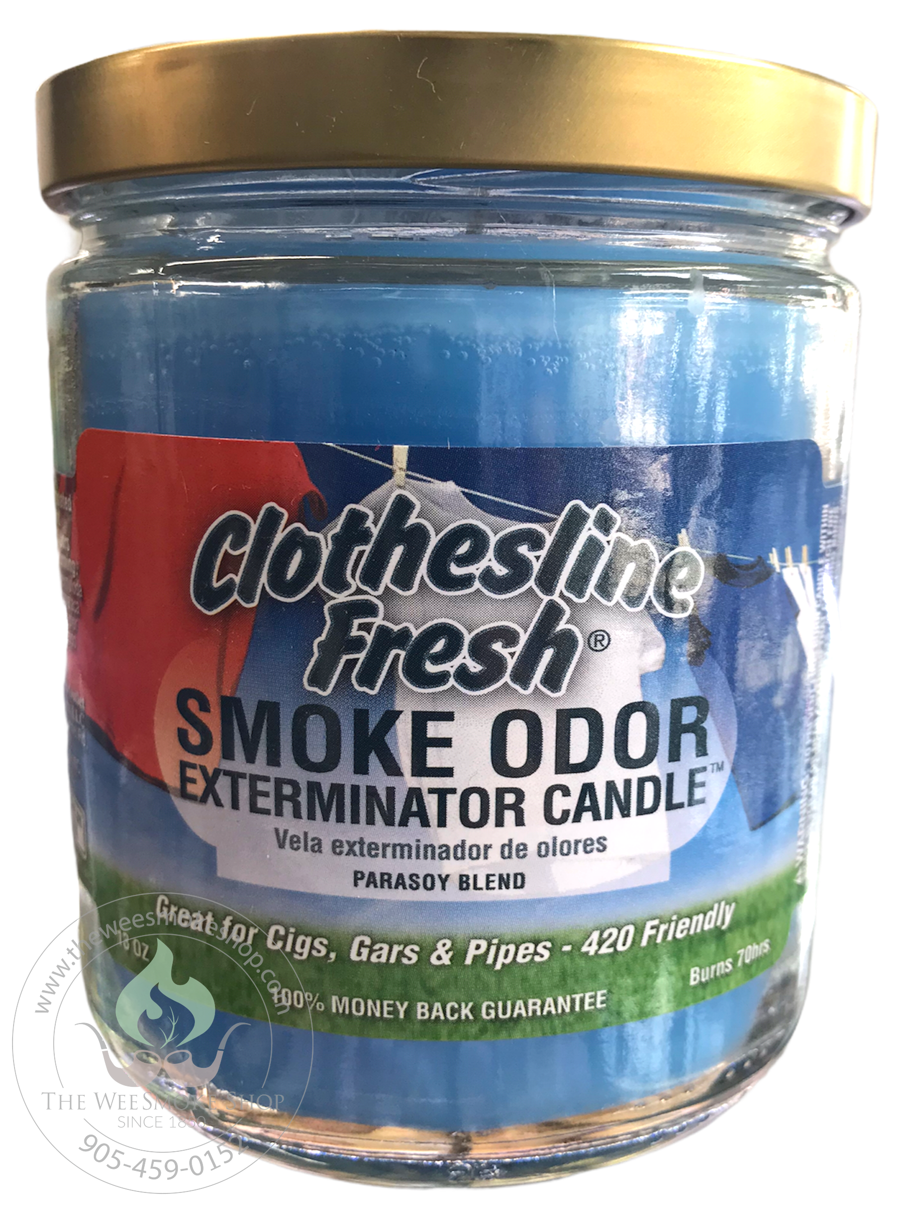 Clothsline Fresh Smoke Odor Exterminator Candle - Wee Smoke Shop