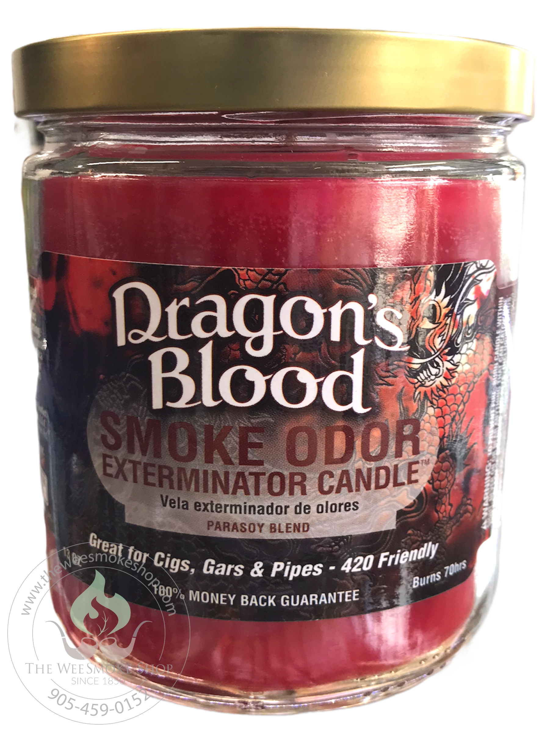 Dragons' Blood Smoke Odor Exterminator Candle - Wee Smoke Shop