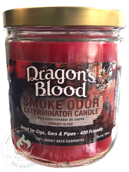 Dragons' Blood Smoke Odor Exterminator Candle - Wee Smoke Shop