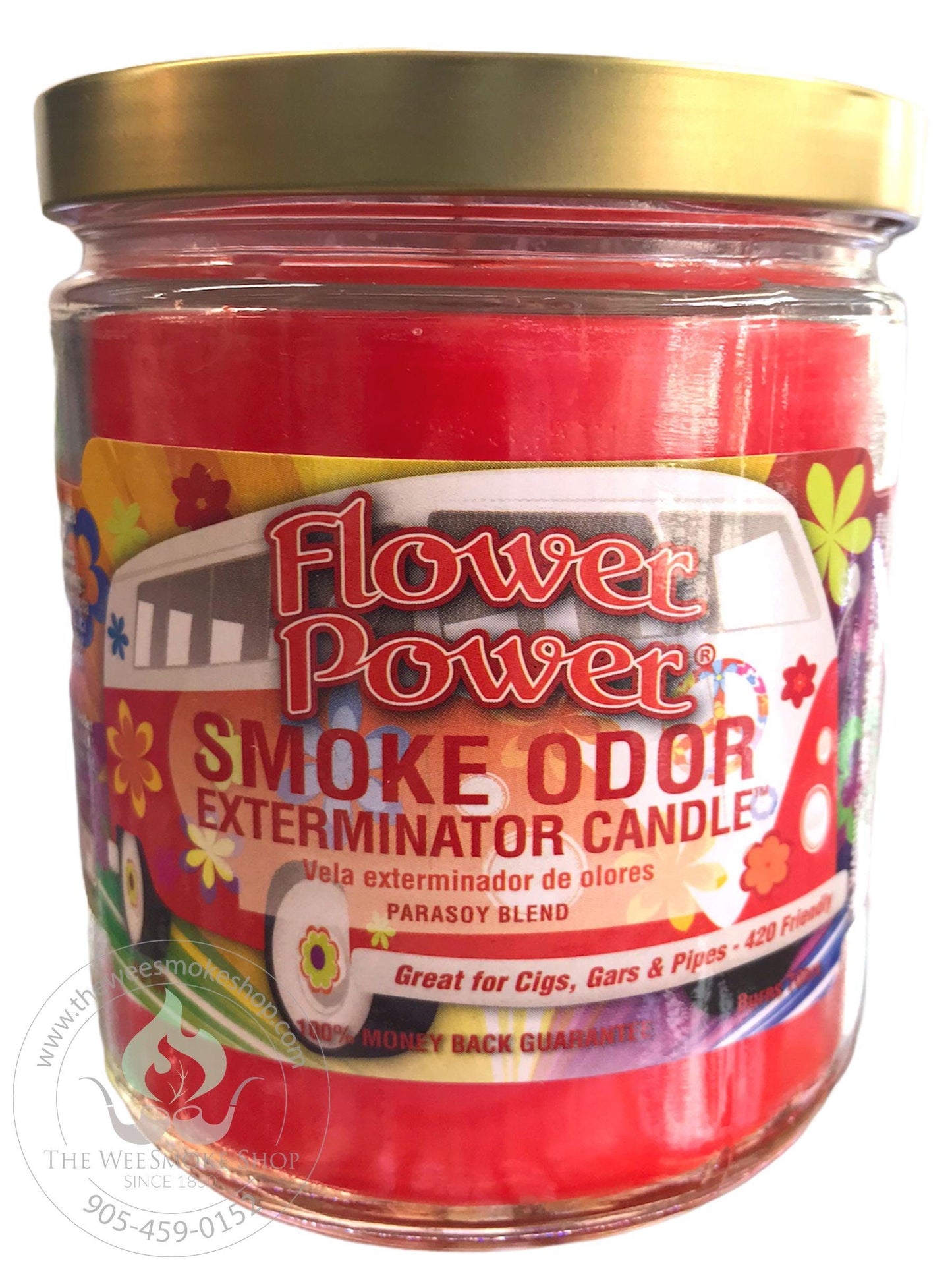 Flower Power Smoke Odor Exterminator Candle - Wee Smoke Shop
