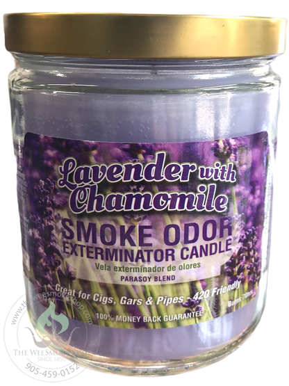 Lavender with Chamomile Smoke Odor Exterminator Candle - Wee Smoke Shop