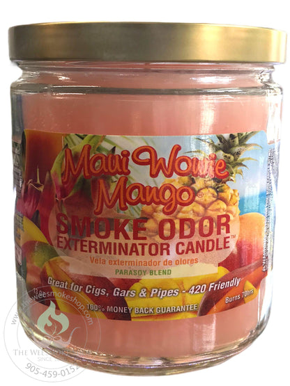Maui Wowie Mango Smoke Odor Exterminator Candle - Wee Smoke Shop