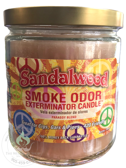 Sandalwood Smoke Odor Exterminator Candle - Wee Smoke Shop