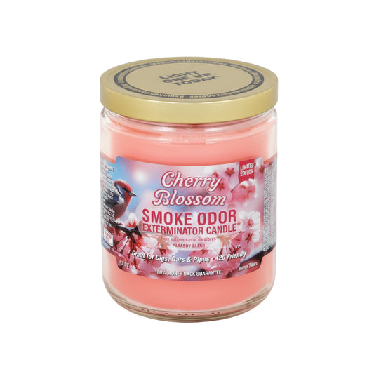 Smoke Odor Exterminator Candle - Cherry Blossom - The Wee Smoke Shop