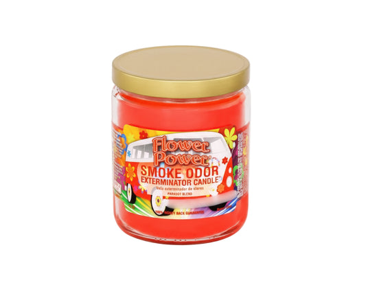 Flower Power Smoke Odor Exterminator Candle - The Wee Smoke Shop
