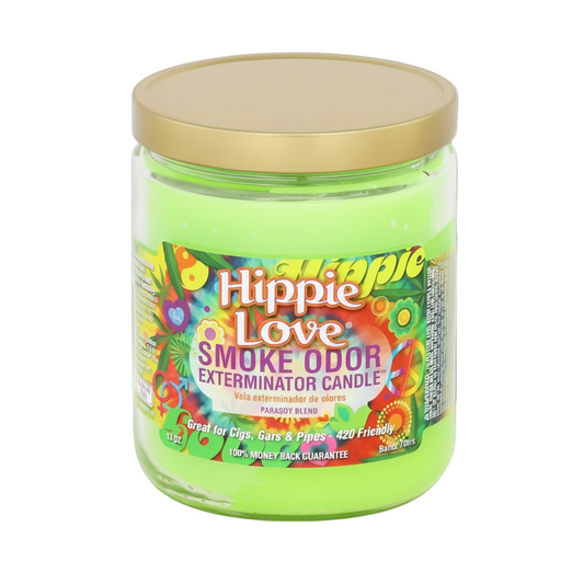 Smoke Odor Exterminator Candle - Hippie Love - The Wee Smoke Shop