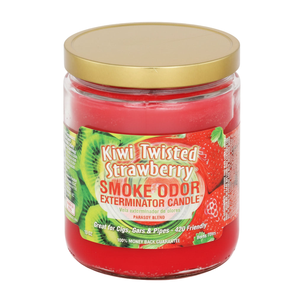Smoke Odor Exterminator Candle - Kiwi Twisted Strawberry - The Wee Smoke Shop