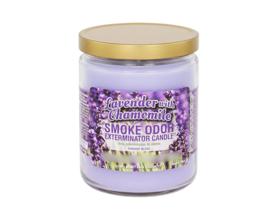Smoke Odor Exterminator Candle - Lavender Chamomile - The Wee Smoke Shop
