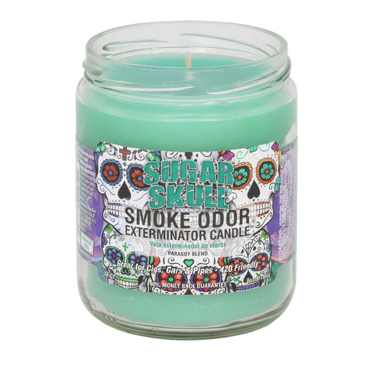 Smoke Odor Exterminator Candle - Sugar Skull