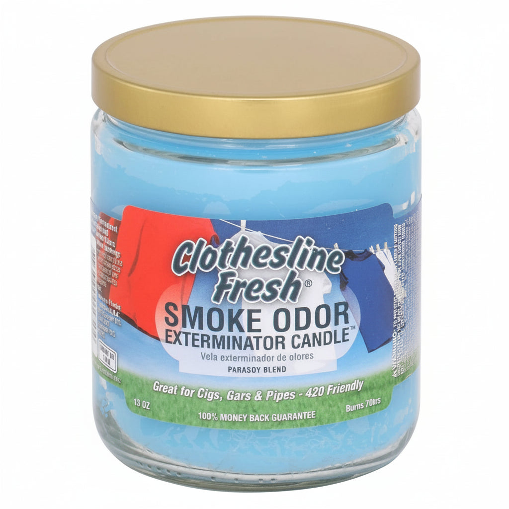 Smoke Odor Exterminator Candle - Clothesline Fresh - The Wee Smoke Shop