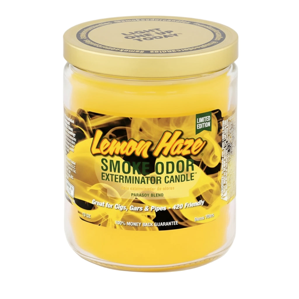Lemon Haze Smoke Odor Exterminator Candle - Wee Smoke Shop