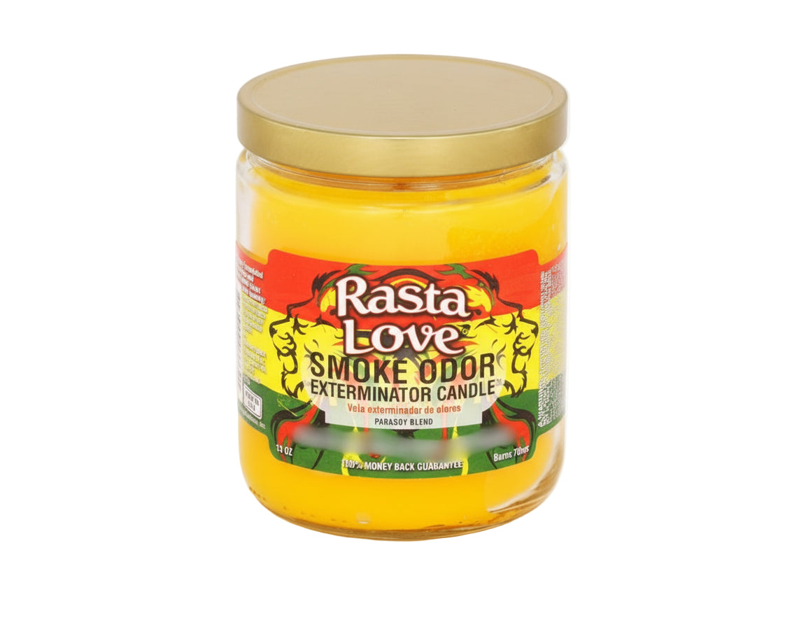 Smoke Odor Exterminator Candle - Rasta Love - The Wee Smoke Shop