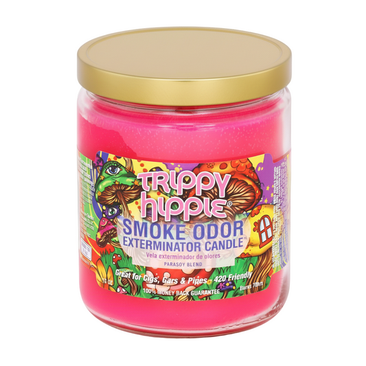 Smoke Odor Exterminator Candle - Trippy Hippie - The Wee Smoke Shop