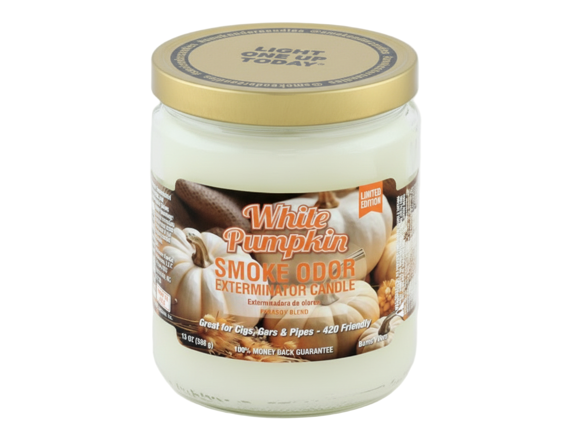 Smoke Odor Exterminator Candle - White Pumpkin - The Wee Smoke Shop