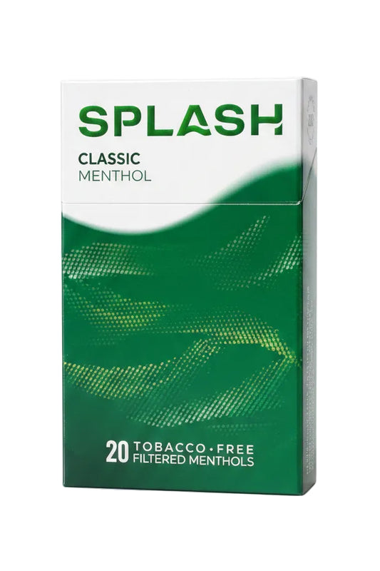 Splash Classic Menthol Tobacco Free Cigarette (20) - The Wee Smoke Shop