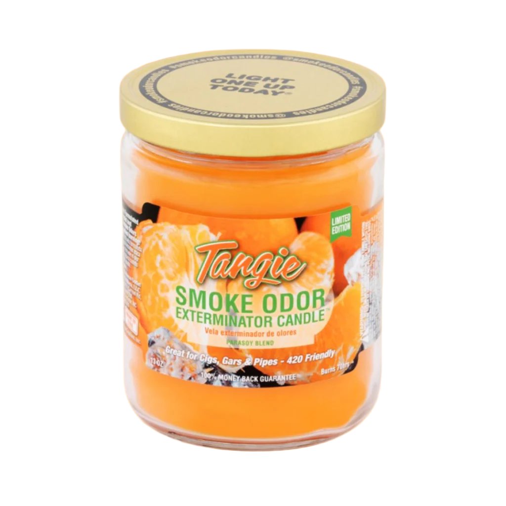 smoke odor exterminator candle tangie - candle - wee smoke shop