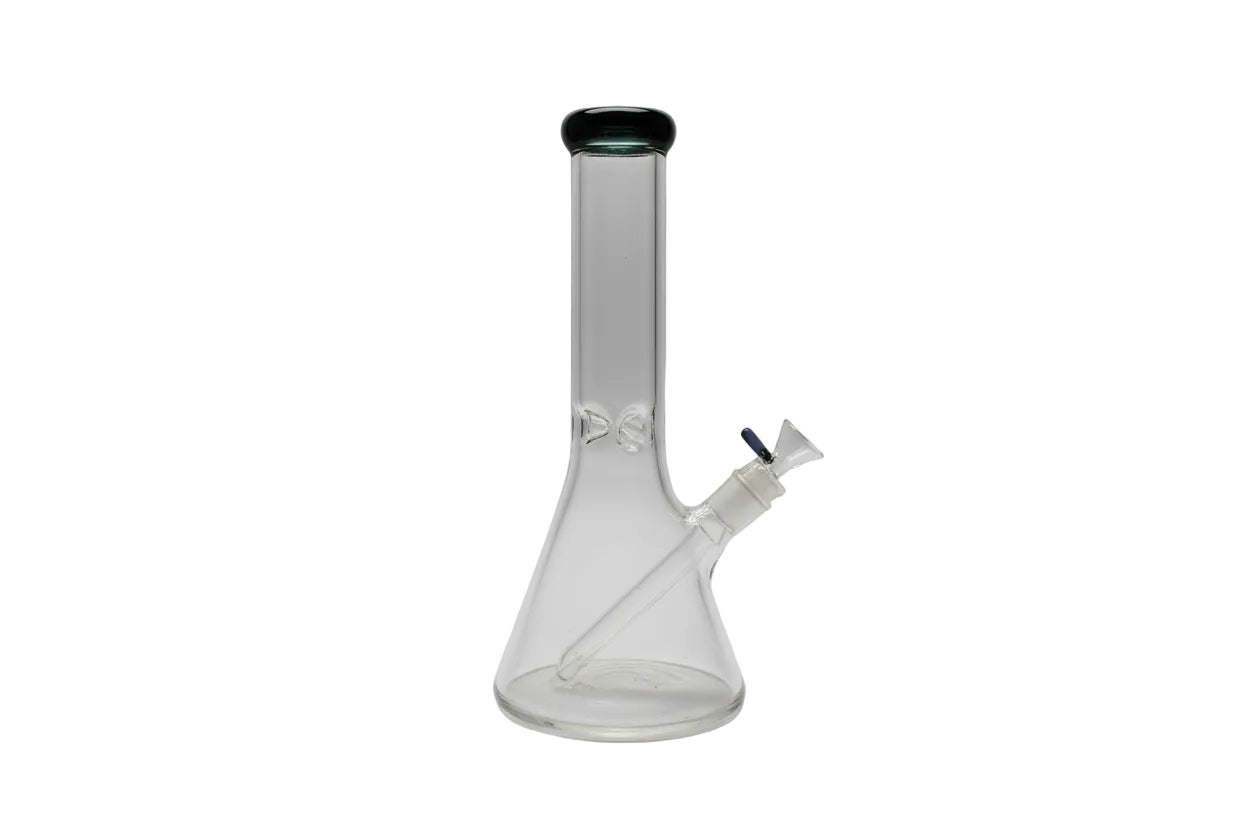Wheel 12" 5mm Beaker Bong - Teal - The Wee Smoke Shop
