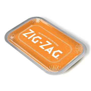 Zig Zag Orange Rolling Tray-rolling tray-The Wee Smoke Shop