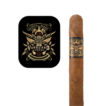 Vanguard Connecticut Corona Glass Tube 5.5 x 42 - Chocolate - The Wee Smoke Shop