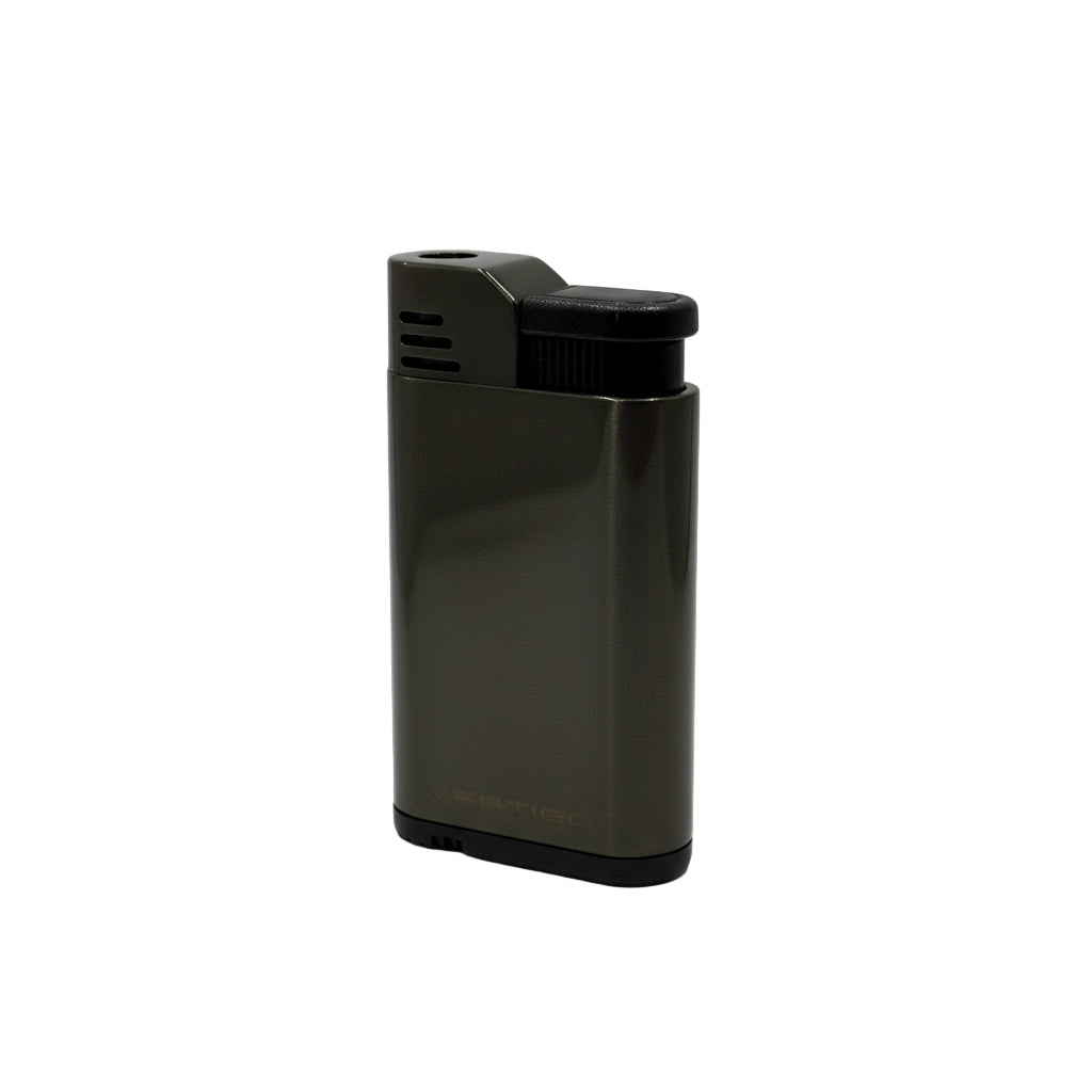 Vertigo Single Flame Torch Lighter - Silver - The Wee Smoke Shop