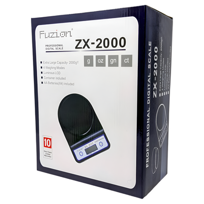 Fuzion Professional Digital Scale 2000g - [ZX-2000] - The Wee Smoke Shop