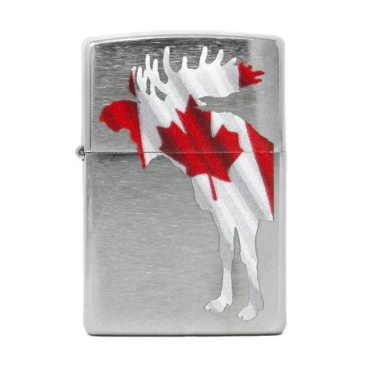 Zippo Moose with Canada Flag-The Wee Smoke Shop