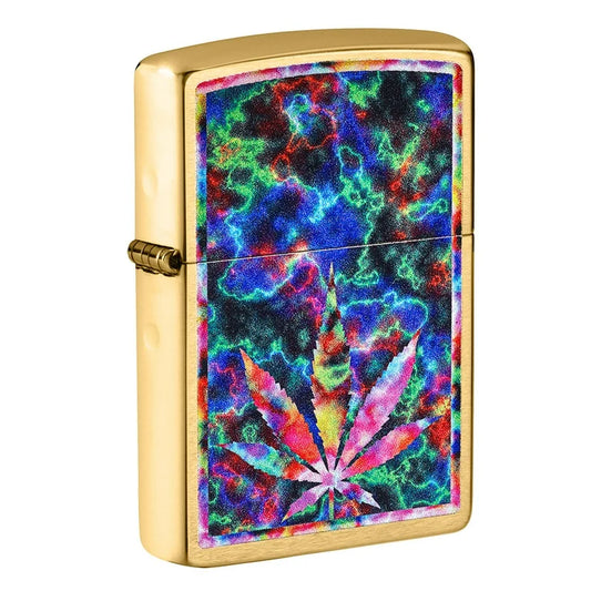 Zippo Trippy Leaf - The Wee Smoke Shop