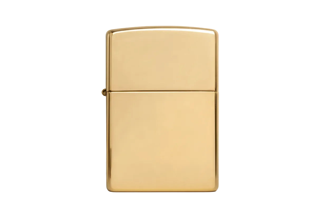 Zippo - High Polish Brass - The Wee Smoke Shop