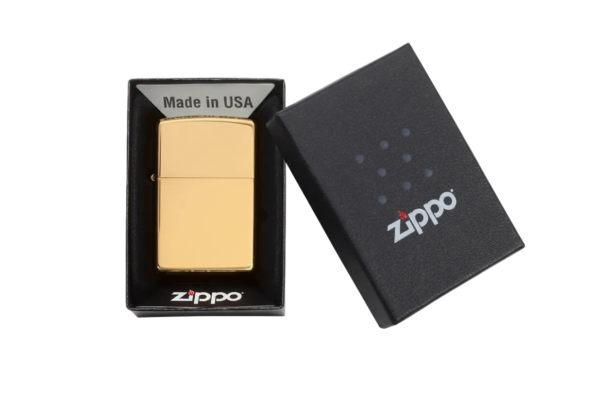 Zippo - High Polish Brass - The Wee Smoke Shop
