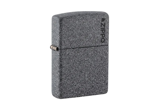 Zippo - Iron Stone With Logo - The Wee Smoke Shop