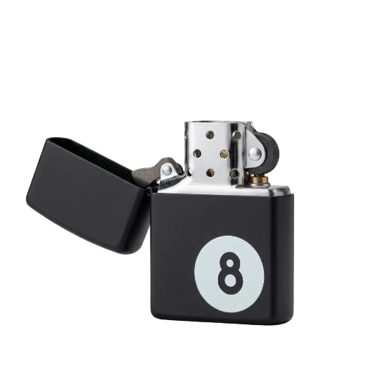 Zippo 8 Ball Design On white background