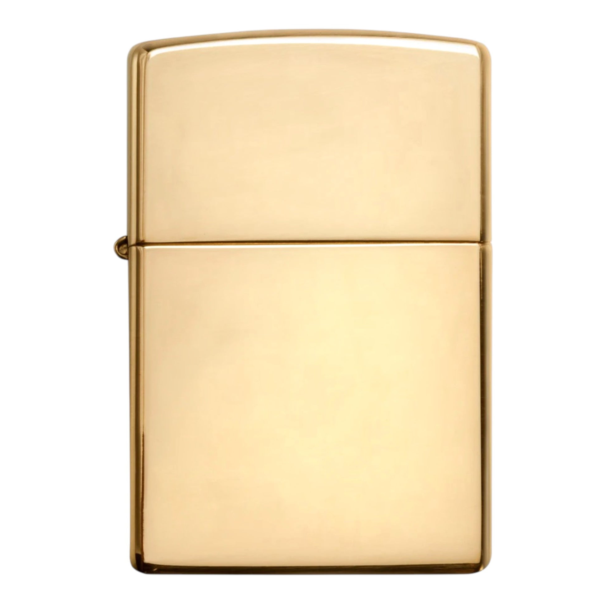 Zippo brass armor lighter high polish finish, thick case Zippo lighter, shiny gold windproof refillable metal lighter - The Wee Smoke Shop