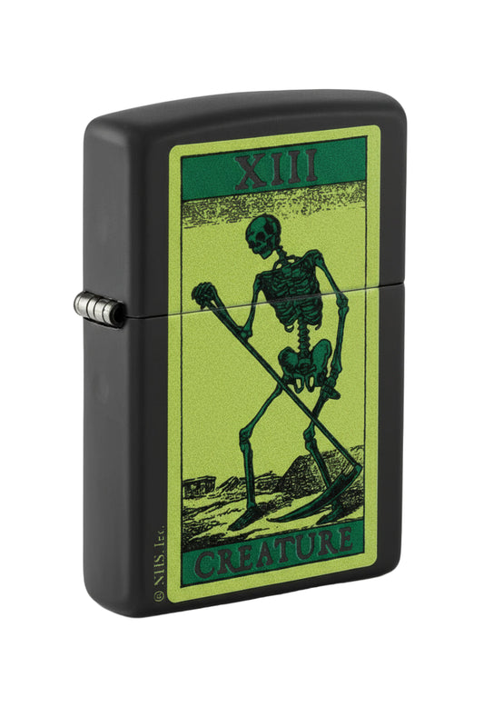 Zippo Creature Death Card - The Wee Smoke Shop