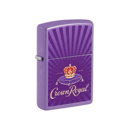 Zippo Crown Royal Lighter on white background