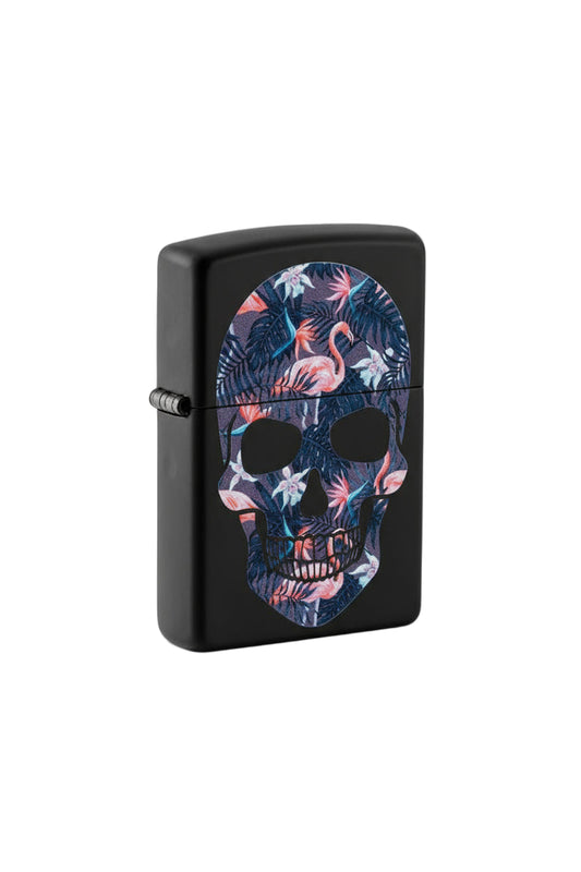 Zippo Flamingo Skull Lighter - The Wee Smoke Shop