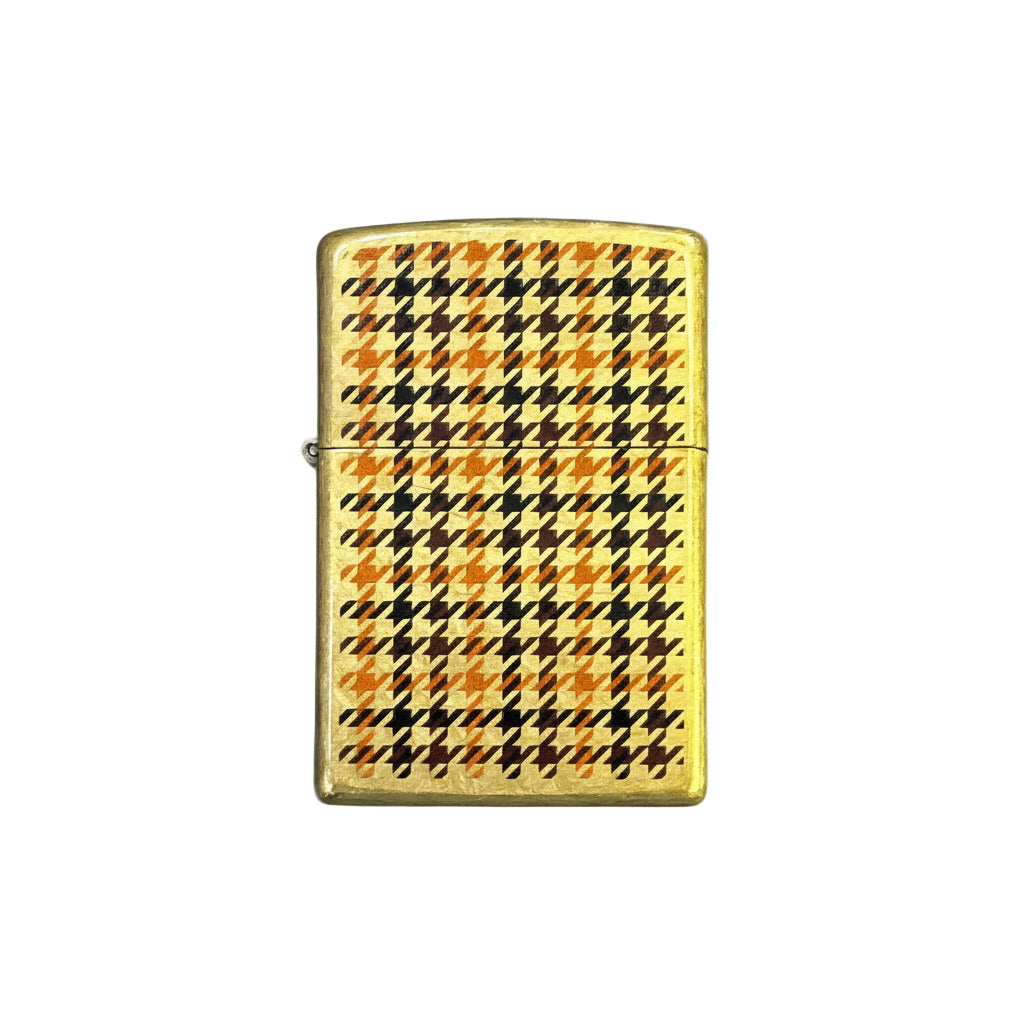 Zippo Gold Plaid Design - The Wee Smoke Shop