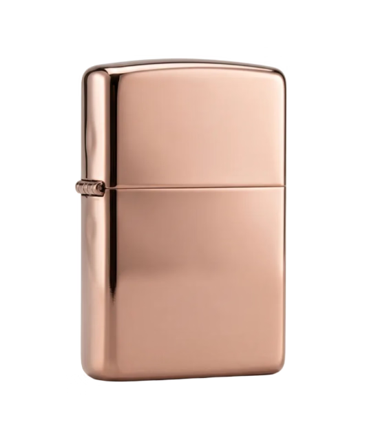 Zippo High Polish Rose Gold The Wee Smoke SHop