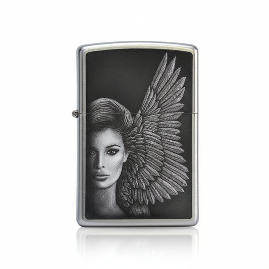 Zippo Lady Wing Design - The Wee Smoke Shop