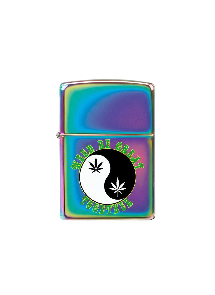 Zippo Leaf Yin & Yang - The Wee Smoke Shop