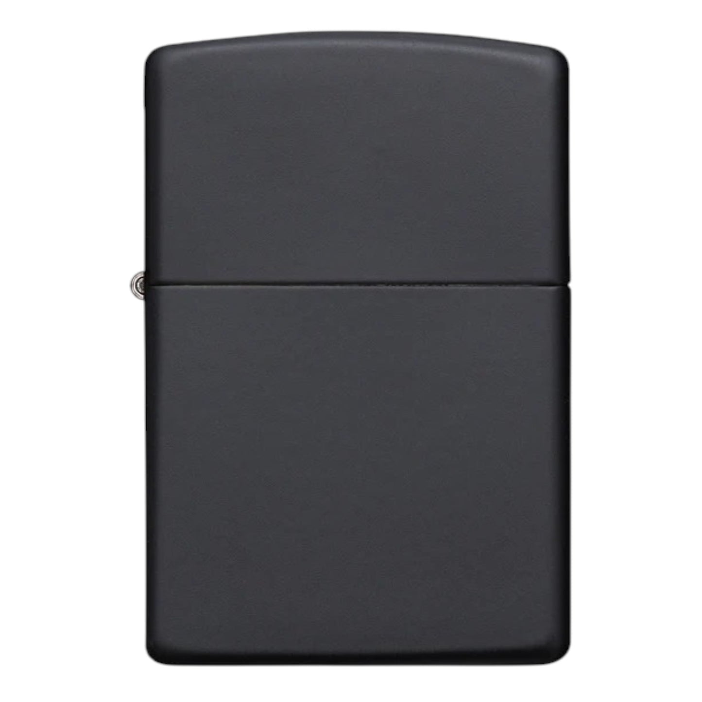 Zippo black matte lighter, plain black Zippo windproof lighter, refillable metal lighter minimalist design - The Wee Smoke Shop