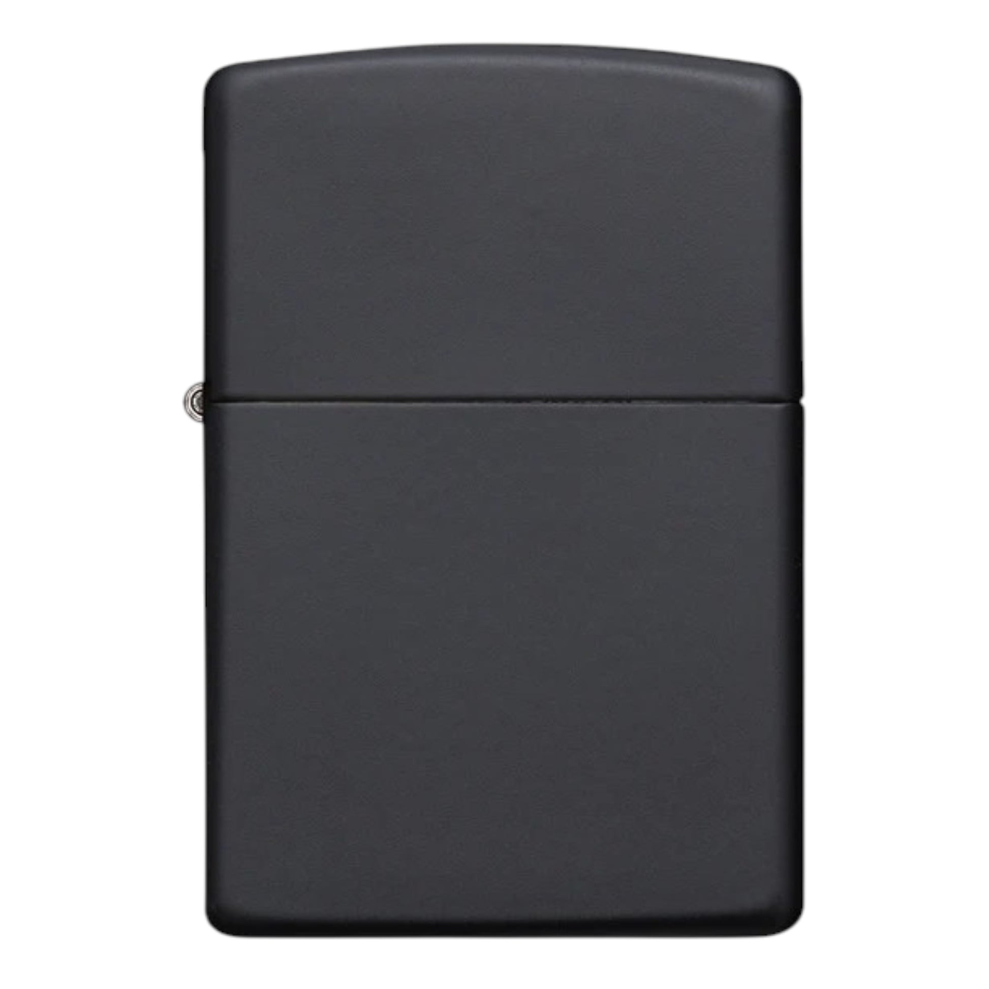 Zippo black matte lighter, plain black Zippo windproof lighter, refillable metal lighter minimalist design - The Wee Smoke Shop