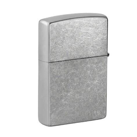 Zippo Metallic Skull Design Lighter On white Background
